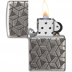 Zippo Armor MultiCut Geometrik Desenli akmak 