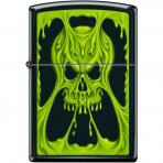 Zippo Yeil Slime Kafatas akmak