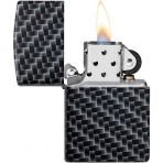 Zippo Mat Karbon Fiber akmak 