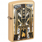 Zippo Art Deco Alev Tasarm akmak