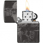 Zippo Skull King Tasarm Parlak akmak