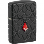 Zippo Kristal Armor Siyah akmak