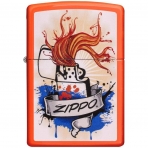 Zippo Neon Turuncu akmak