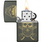 Zippo Outdoor Yeil Kurukafa akmak