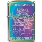 Zippo Renkli Dragon Armor akmak