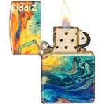 Zippo Renkli Girdap Geode akmak