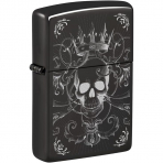 Zippo Kraliyet Kafatas Siyah akmak