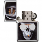 Zippo Harley Davidson Kafatas akmak