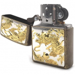 Zippo Dragon Elektroformlu Plaka akmak 