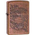 Zippo Bakr Tasarml Harley Davidson akmak