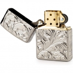 Zippo 5 Tarafl Gravr 5NC-Leaf A akmak