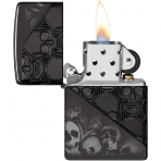 Zippo Kafatas Siyah akmak