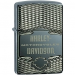 Zippo Siyah Buz Motosikleti Harley Davidson akmak