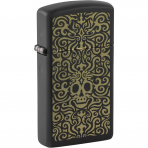 Zippo Kafatas Filigran Tasarm akmak