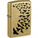 Zippo Siyah Ku� Temal� �akmak