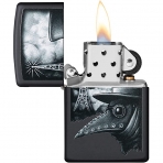 Zippo Siyah Mat Karga akmak