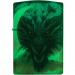 Zippo Karanlkta Parlayan Dragon akmak 