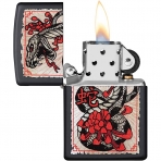 Zippo Siyah Mat Ylan Dvmesi akmak