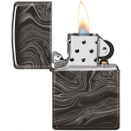 Zippo Siyah Mermer akmak