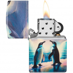 Zippo Yeil Gitd Penguen akmak