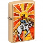 Zippo Fusion Bucking Bronco ve Kovboy akmak 