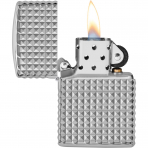 Zippo Geometrik Elmas Tasarm akmak