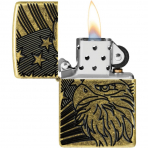 Zippo Kartal ve Bayrak Tasarm akmak