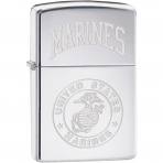 Zippo USMC Marines Kaznm Parlak 3 akmak