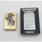 Zippo Unicorn Altn Amblem akmak