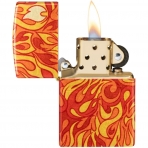 Zippo Fire Design Krmz akmak