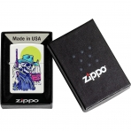 Zippo Wild West skelet Beyaz akmak