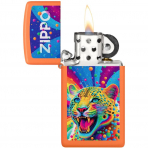 Zippo Turuncu Leopar akmak