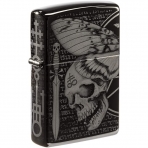 Zippo Kara Hawkmoth akmak