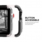 Zizo Apple Watch Shock Seri Bumper Klf (38mm/MIL-STD-810G)-Gray