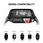 Zizo Apple Watch Shock Seri Bumper Klf (38mm/MIL-STD-810G)-Black
