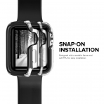 Zizo Apple Watch Shock Seri Bumper Klf (38mm/MIL-STD-810G)-Silver