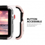 Zizo Apple Watch Shock Seri Bumper Klf (38mm/MIL-STD-810G)-Rose gold