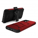Zizo Apple iPhone 11 Pro Max Bolt Serisi Klf (MIL-STD-810G)-Red