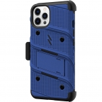 Zizo Apple iPhone 13 Pro Max Bolt Serisi Klf (MIL-STD-810G)-Blue/Black