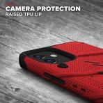 Zizo Apple iPhone 12 Mini Bolt Serisi Klf (MIL-STD-810G)-Red/Black
