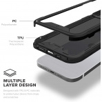 Zizo Apple iPhone 12 Pro Max ION Serisi Klf- Black/Smoke