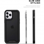 Zizo Apple iPhone 12 Pro Max ION Serisi Klf- Black/Smoke