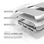 Zizo iPhone 7 Elite Serisi Klf (MIL-STD-810G)-Silver