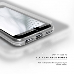 Zizo iPhone 7 Elite Serisi Klf (MIL-STD-810G)-Silver