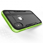 Zizo Apple iPhone XS Shock 2.0 Seri Bumper Klf (MIL-STD-810G)-Neon Green Black