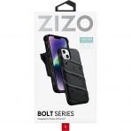 Zizo Bolt Serisi Apple iPhone 14 Plus Klf (MIL-STD-810G)-Black Black