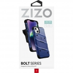 Zizo Bolt Serisi Apple iPhone 14 Plus Klf (MIL-STD-810G)-Blue Black