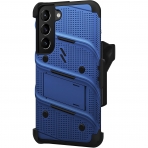 Zizo Bolt Serisi Samsung Galaxy S22 Klf (MIL-STD-810G)-Blue/Black