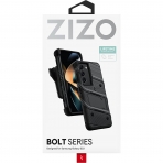 Zizo Bolt Serisi Samsung Galaxy S23 Plus Klf (MIL-STD-810G)-Black Black