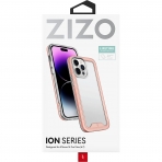 Zizo ION Serisi iPhone 14 Pro Max Klf (MIL-STD-810G)-Rose Gold